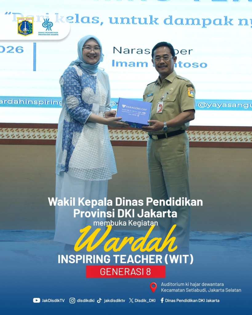 Wardah Inspiring Teacher (WIT) Generasi 8 di Dinas Pendidikan Provinsi DKI Jakarta