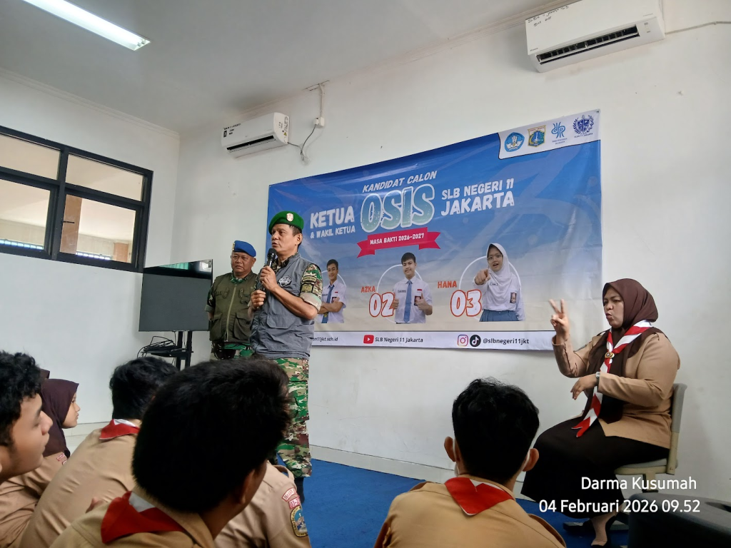 Keseruan LDKS dan Demokrasi di SLB Negeri 11 Jakarta